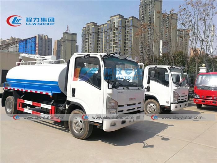 4X2 Isuzu Mini 3tons 3cbm 4cbm Vacuum Fecal Suction Truck