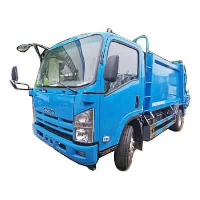 Japan Isuzu 700p Compactor Garbage Truck 5m3 6m3 7m3