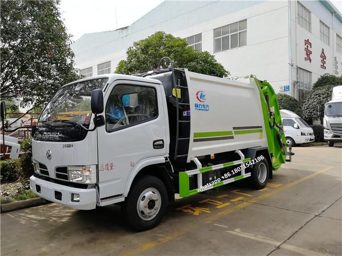 Cheap Price Dongfeng Compressed Waste Collection Mobile Trash Compactor 6m3 China Garbage Truck