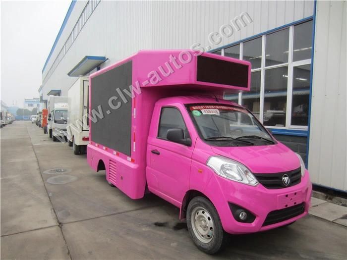 Foton 4X2 Mobile Digital Advertising Truck P4/P5/P6 LED Screen Full Color Display