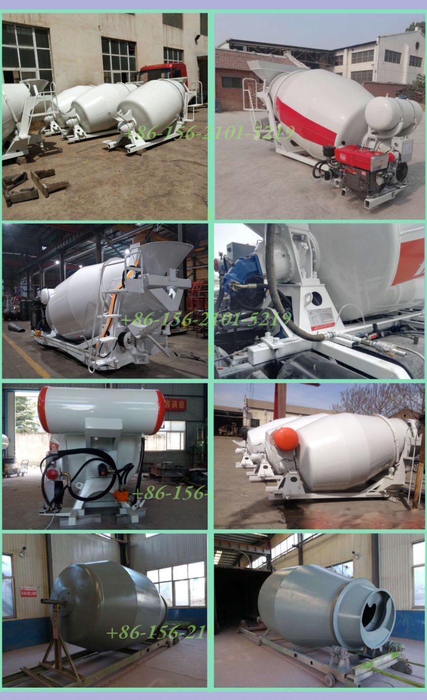 Bueno Brand 9cbm Material Cement Concrete Mixer Drum for Nissan Toyota Fuso Concrete Mixer Truck Chassis