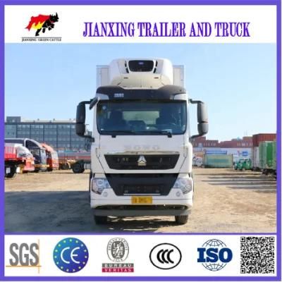 Higher Bearing Capacity 20 Ton Newest Thermo Refrigerated Truck Seafood Transportation for Africa