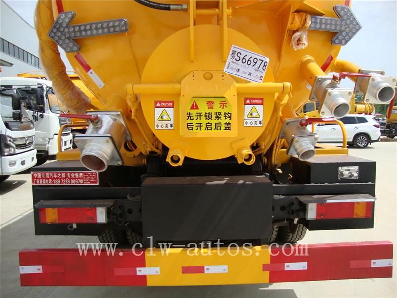 Dongfeng Kinland 6X4 16000 Litres Vacuum Sewage Suction and Cleaning Truck