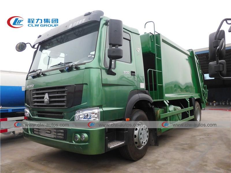 Sinotruk HOWO 4X2 300HP Big Capacity Compressed Rubbish Vehicle Garbage Compactor Truck