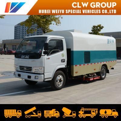 China Dongfeng 3tons/4tons/5tons Dry Wet Dual-Purpose Street Vacuum Cleaning Machine 6cbm Road Dust Garbage Cleaner Suction Truck on Sale