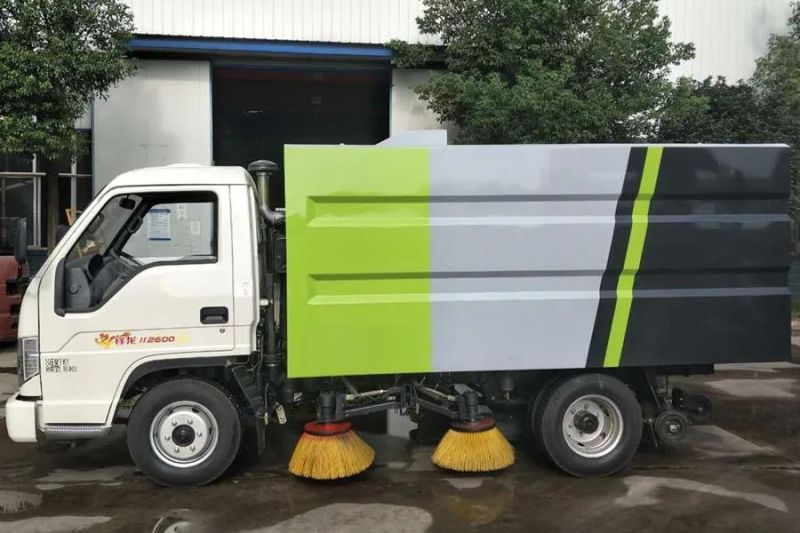 Mini Truck Mounted Vacuum Road Sweeper 2tons Forland Road Sweeping Truck