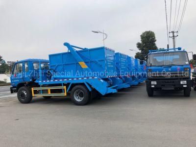 Dongfeng 4000 Liters Mini Skip Loader Garbage Truck for Sale