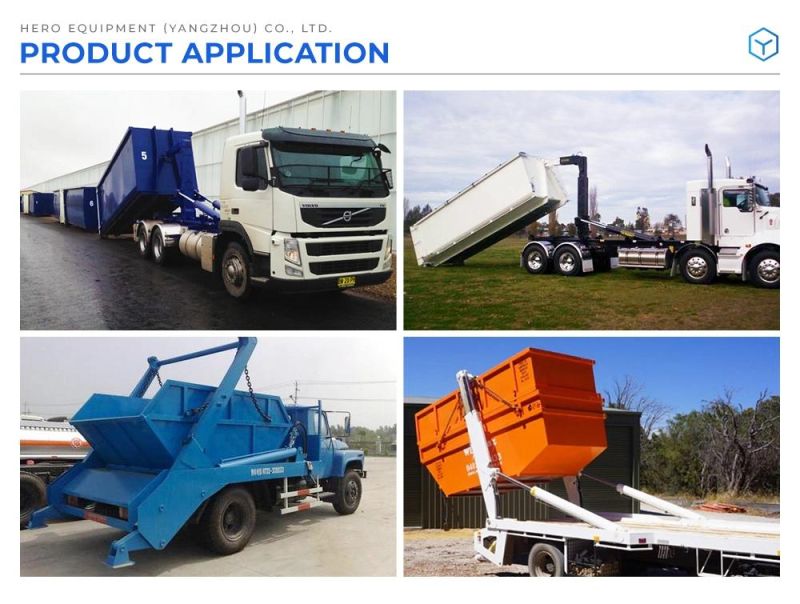 Waste Management Waste Recycling Hook Lift Bin for Garbage Truck