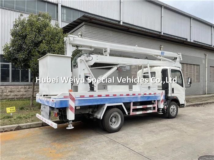 HOWO 14m Aerial Lifting Truck High Altitude Platform Working Truck