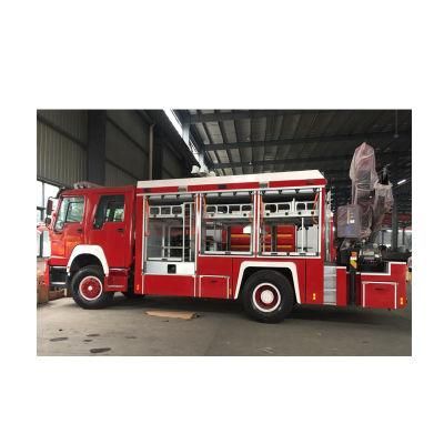 4*2 Fire Fighting Truck Crane Rescue Fire Truck with Crane