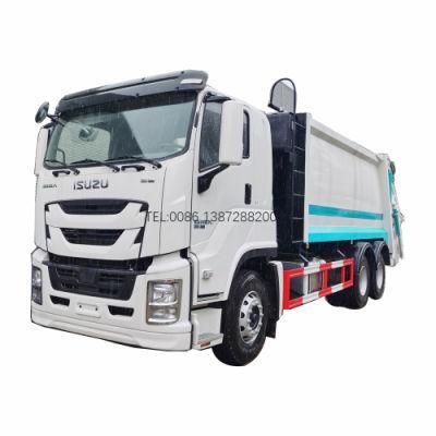 Good Quality Isuzu 6X4 Double Rear Axle Compactor Garbage Vehicle