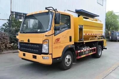 HOWO 6000L 6000 Litres 6tons Vacuum Jetting Cleaning Fecal Suction Truck