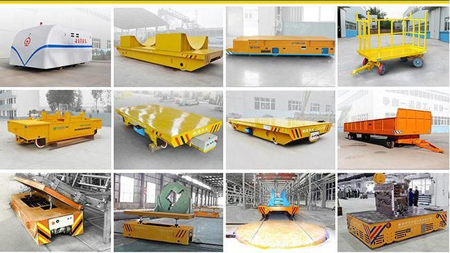 Steel Mill Manufacturing Use Heavy Duty Electric Flat Trolley