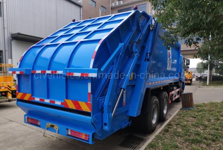 Foton 6X4 240HP 18cbm Garbage Waste Compressed Refuse Compactor Truck