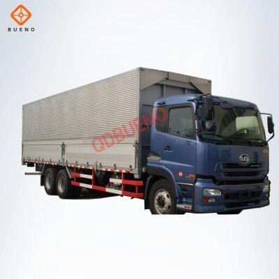 Customized CKD Bueno Wing Van Truck Body for 3 Axle Semi-Trailer