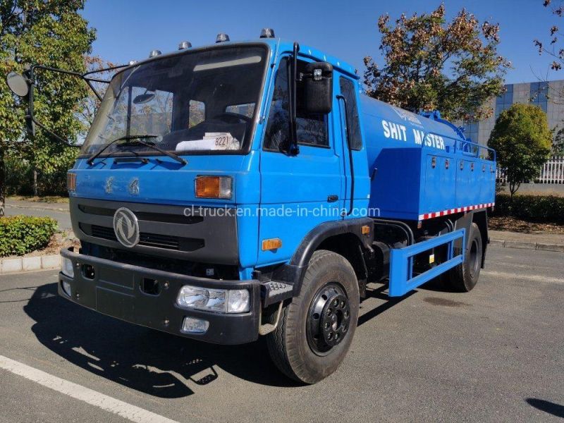 Dongfeng High Pressure 10000liters 8000liters Cleaning Vacuum Truck