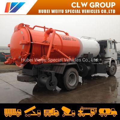 Sinotruk 4*2 12, 000 Liters Sweage Suction Truck Waste Water Transport High Vacuum Collection Suction Truck