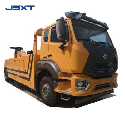 Sinotruck Hohan Customization 4X2 Tow Wrecker Crane Truck One-to-One Carrier Road Recovery