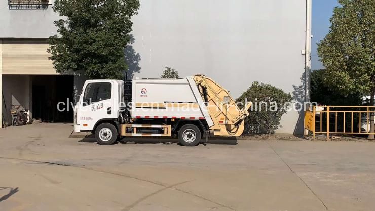 FAW 4000L Refuse Collection Vehicle Waste Garbage Compactor Truck