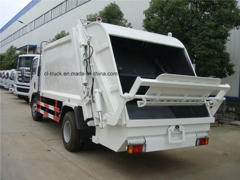 HOWO Light Compactor Garbage Truck 5m3 6tons