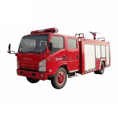 Japanese Double Row Cab 6 Wheels 5 Ton 5000L Fire Fighting Truck Price 5000liters Fire Ladder Truck for Sale