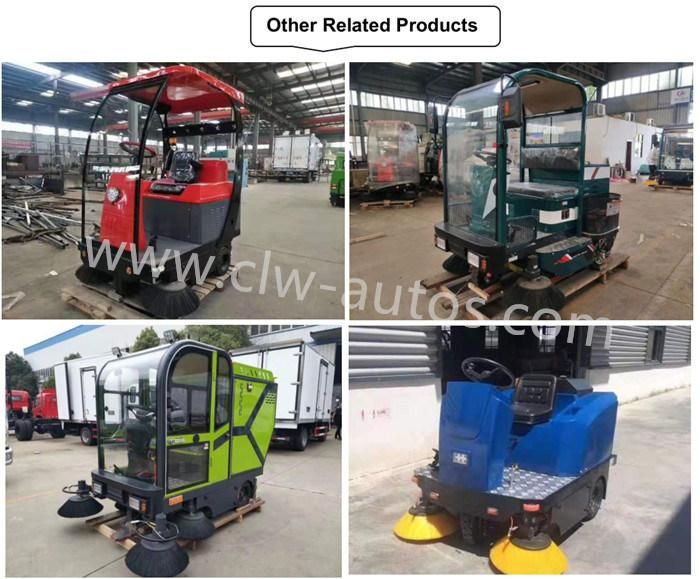 New Mini Electric Road Sweeper Truck Street Cleaning Garbage Truck