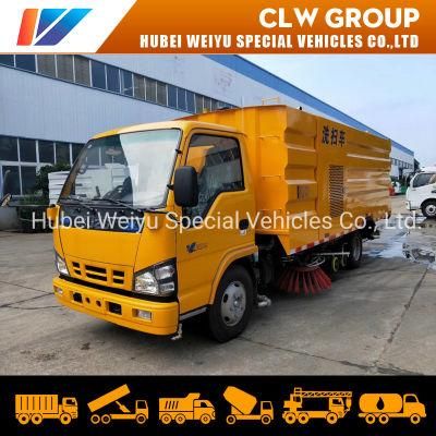 High Pressure Road Washing and Sweeping Truck Vacuum Road Sweeper Truck /Street Cleaning Truck