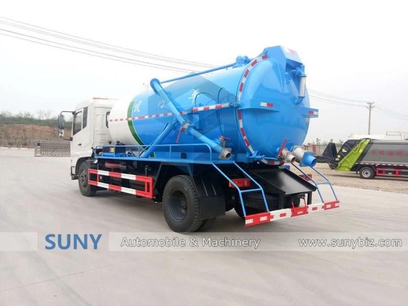 China Factory 5000-10000 Liters Vacuum Sewage Suction Truck