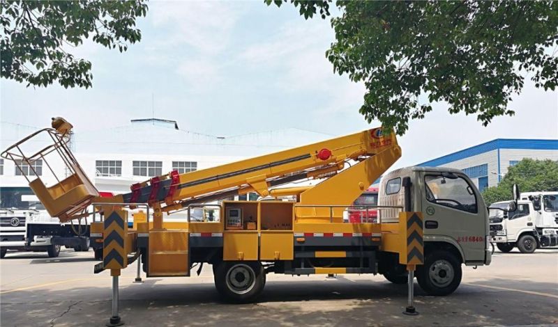 Dongfeng Double Row 4X2 Type 17m 18m 21m High Aerial Working Truck