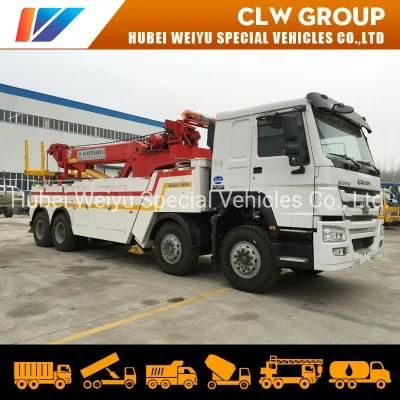 Durable Rhd 30t HOWO Recovery Truck 30tons Road Wrecker for Bus Towing Moving