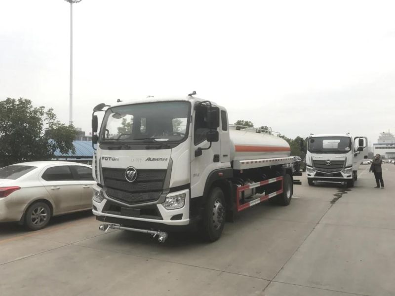 Foton Auman 4X2 Type 10m3 15cbm Transport Drinking Water Truck