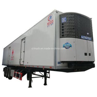 Tri-Axle Mobile 30tons 40FT Van Cooling Refrigerated Truck Semi Trailer for Sale