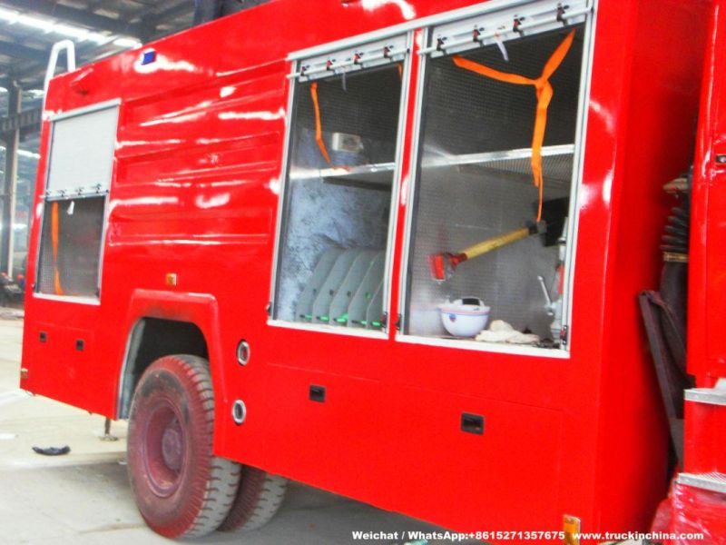 Beiben Water Foam Fire Fighting Truck off Road 4X4 Awd Fire Tender Fire Pumper 4500liter Water 500liter Foam Tank