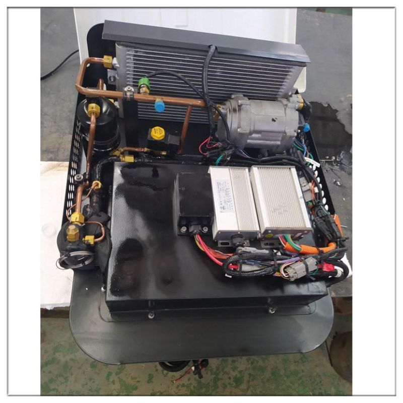 Battery Driven All in One Rooftop Mounted R404A Cheap Motorbike Refrigeration Unit