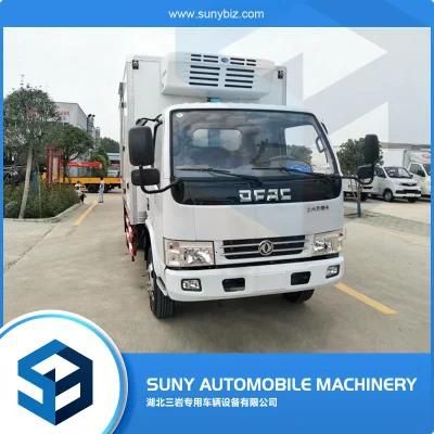 5 Ton Chinese Factory New Style Fresh Refrigerated Freezer Van Box Truck for Sale