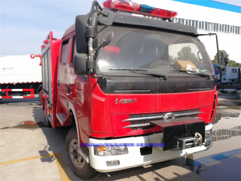 Dongfeng 4X2 Dlk Fire Rescue with Crane