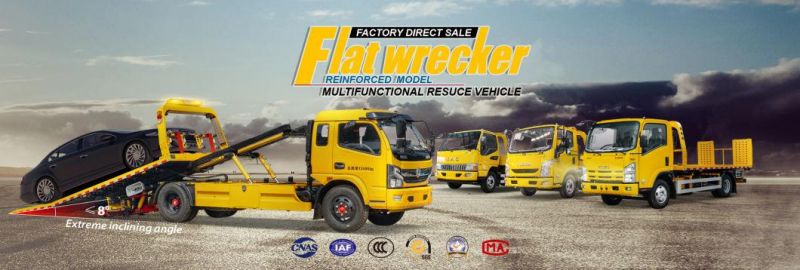 5ton Tilt Tray Recovery Vehicle (Euro 6 Rescue Flatbed Car Carrier Tow Truck)