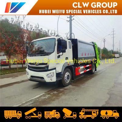 Foton Forland 14000liters 14cbm 4X2 Compactor Garbage Truck Trash Collection Truck Garbage Removal Truck for Sanitation Services