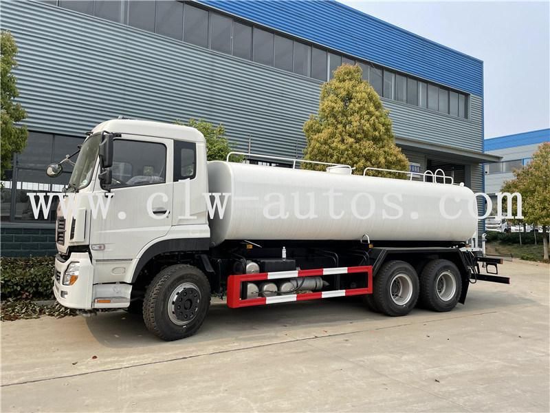 20000L Dongfeng Kinland Water Delivery Tank Water Sprinkler Truck Water Bowser Truck Water Tanker Truck, Water Transport Truck Carbon Steel Water Truck