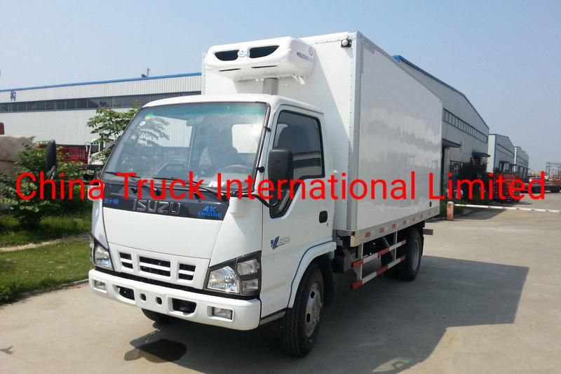 Isuzu Kv600 4*2 120HP Refrigerated Refrigerator Van Truck