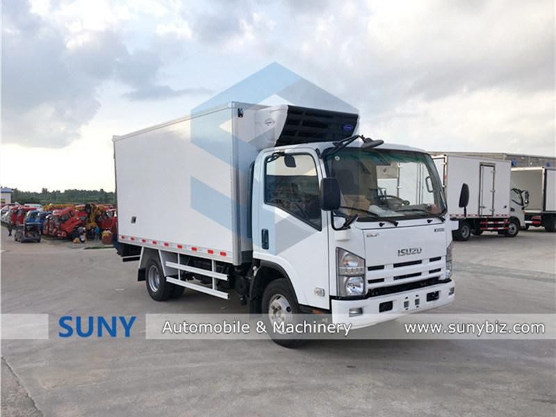 Isuzu Kv600 5t Fish Seafood Vegetable Food Transport Cooling Van Truck