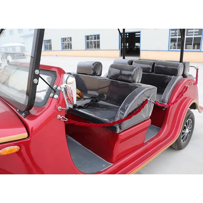 Top Quality AC Motor Luxury Hotel Cart Electrical Retro Cars