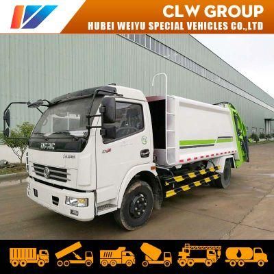 Dongfeng 6cbm Compactor Garbage Truck Compression Waste Management Truck for Cambodia