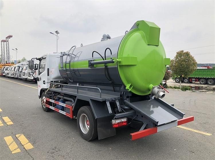 Dongfeng Diesel Engine 4.7 Cbm Small Vacuum Sewage Suction Truck