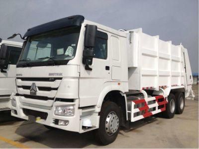HOWO 22cbm Garbage Compactor Vehicle with Rear Loading