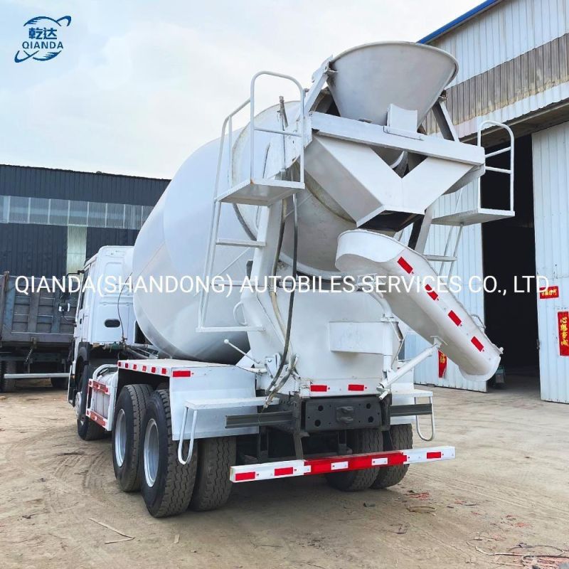 Used and New Sinotruck HOWO 6*4 10 Wheel 8/9/10 M3 Truck Mounted Concrete Mixer Truck with Pump