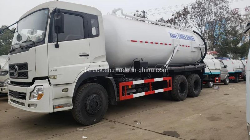 Dongfeng Kinland Heavy Duty 6X4 20tons 18tons 16tons Vacuum Toilet Sewage Suction Vehicle