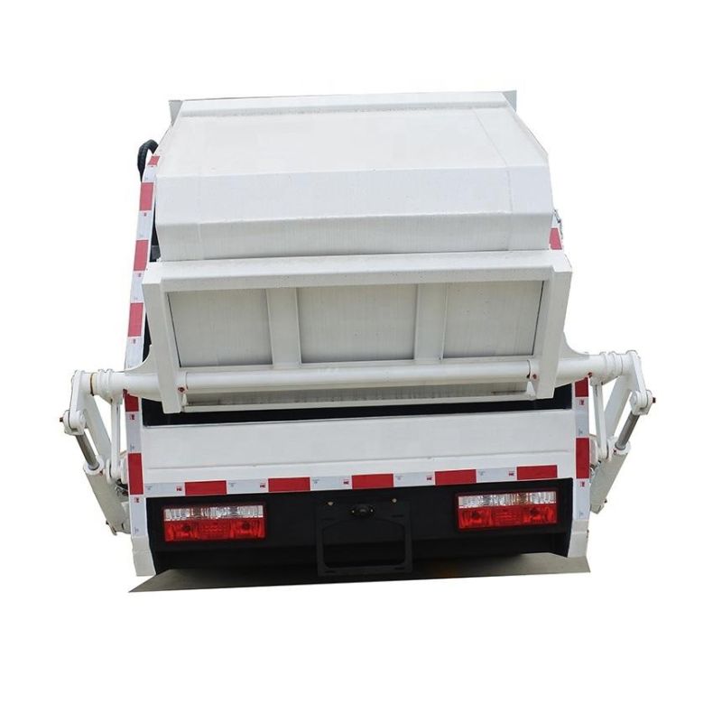 Shacman 4X2 Compactor Garbage Truck with 6cbm Compartment Box and 1.2 M3 Hopper for Sales