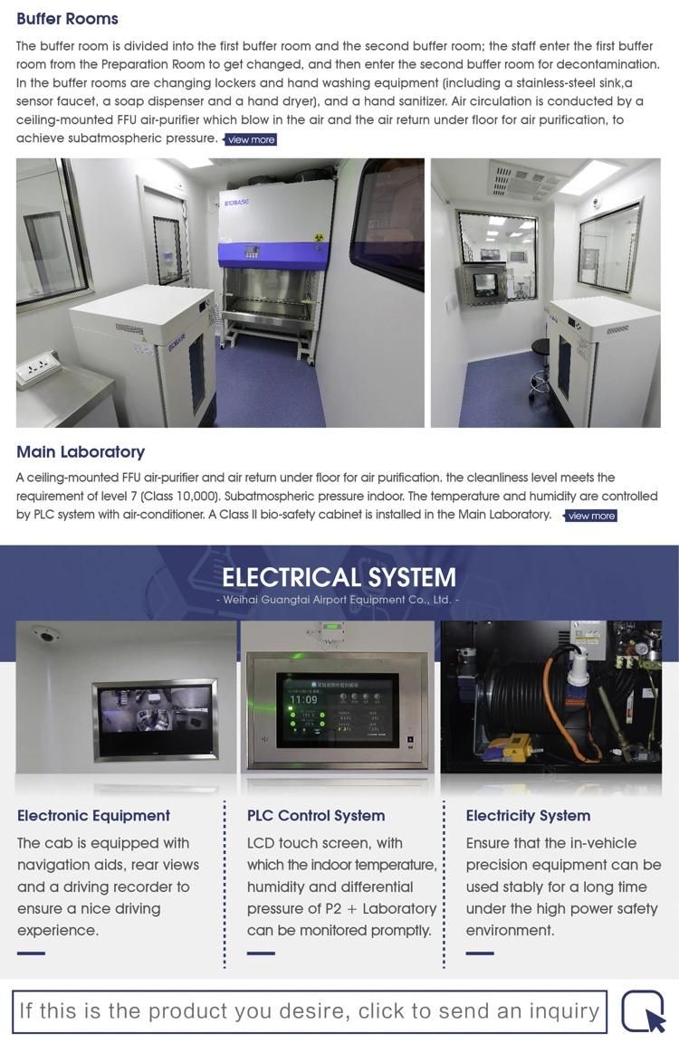 Immunofluorescence Analyzer and Biogical Safety Cabinet Medical Laboratory