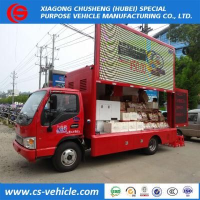 Sinotruk P6 P8 Attractive Color Road Show LED Panel Advertising Truck